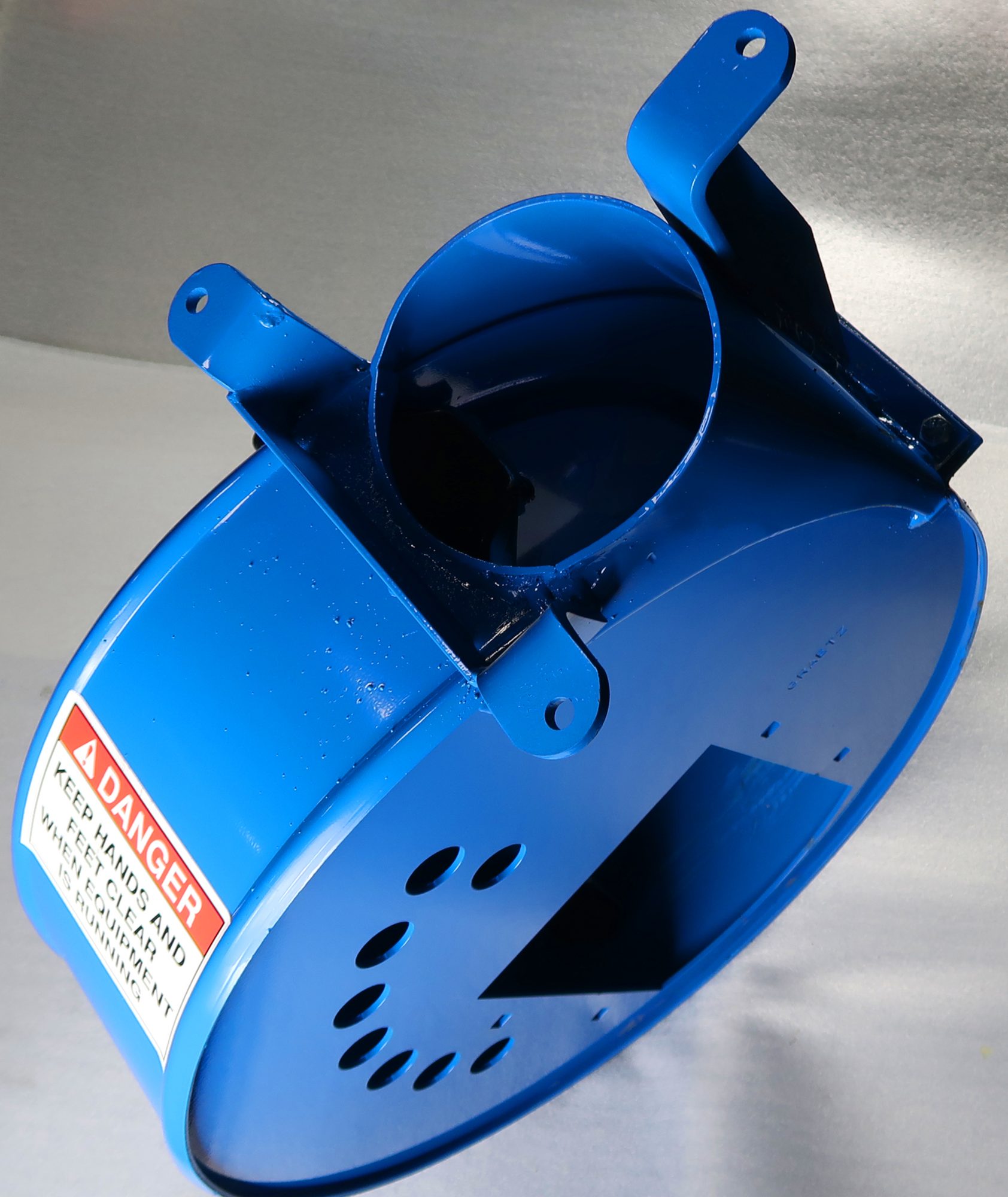 Silo unloader blower housing
